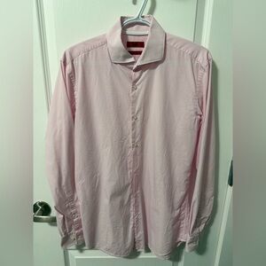 HUGO Light Pink Dress Shirt for Men